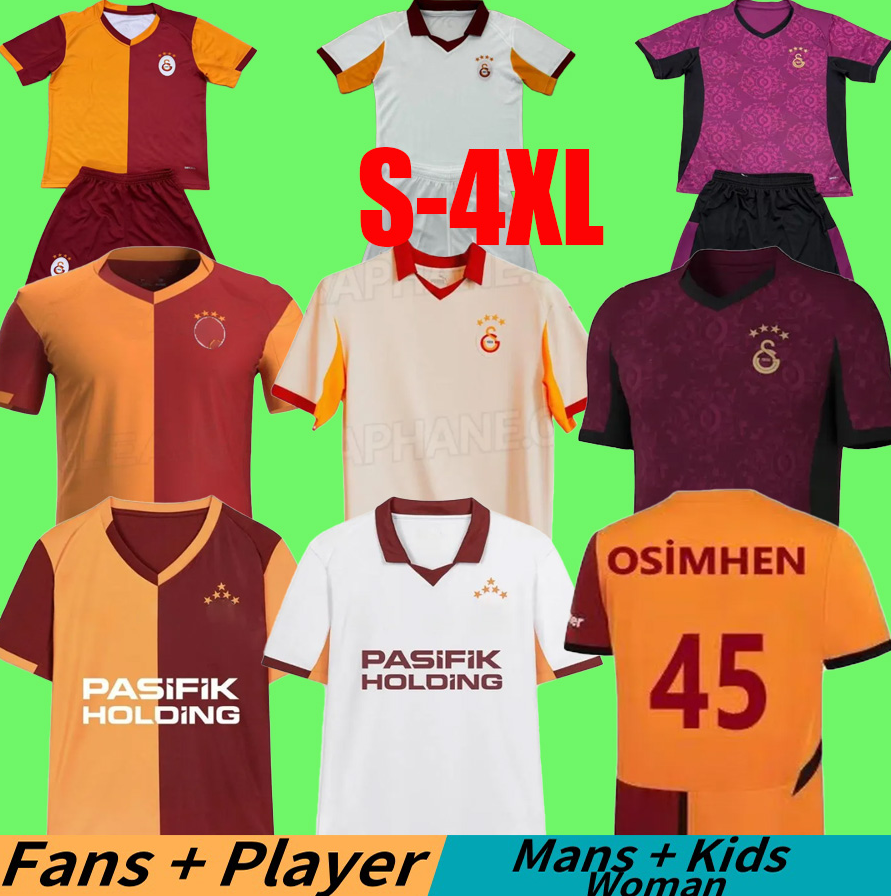 25 26 Galatasaray Soccer Jerseys Osimhen ICARDI MERTENS Michael Seri Falcao ZAHA Luyindama Mostafa Diagne ZIYECH 2024 2025 2026 YUNUS MORATA Football Jersey Shirt