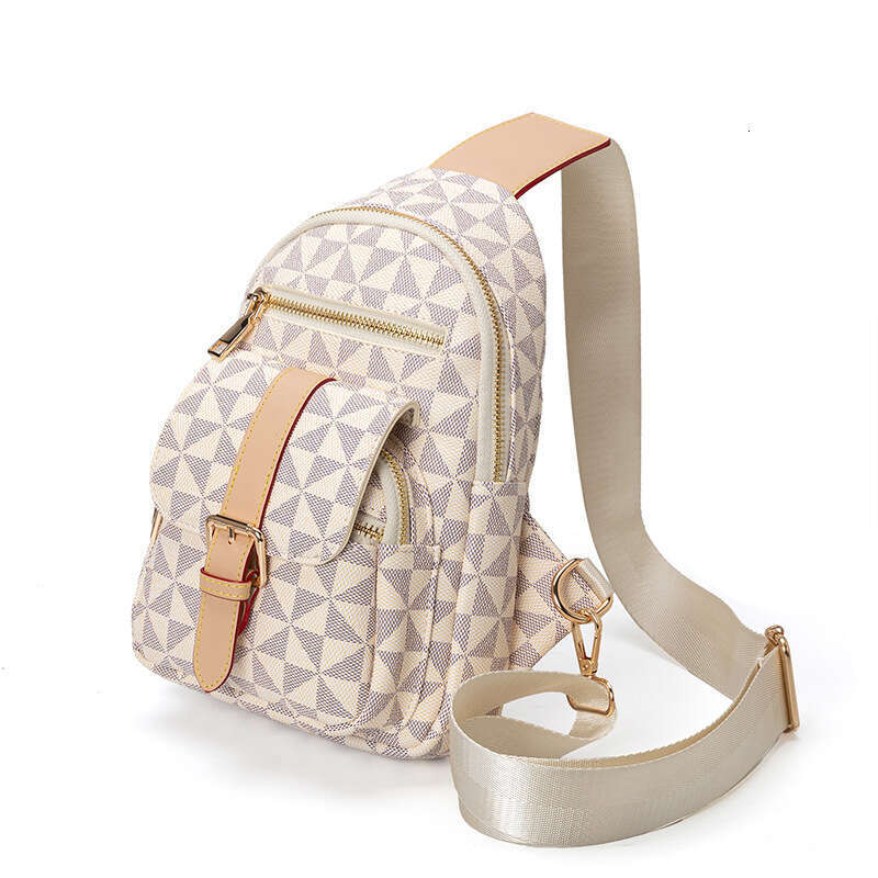 Lacel Urwebin Trendy Women's Chest New Soft Leather Ins Style Front Crossbody Fashion Printed Casual Travel Shoulder Bag
