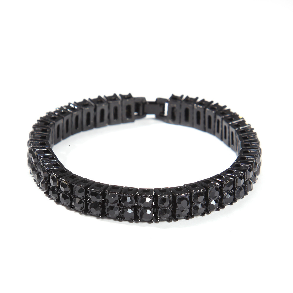 Premium Jewelry Alloy Iced Out Bracelet Hip Hop Streetwear Men Bold Statement Pave Diamond Chain Pass the diamond tester