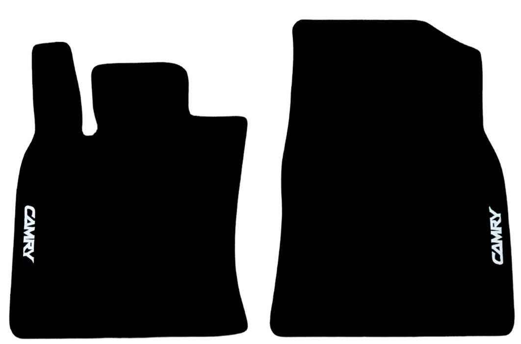 Front Car Floor Mats For Toyota Camry Velour Waterproof Carpet Rugs Auto Liners