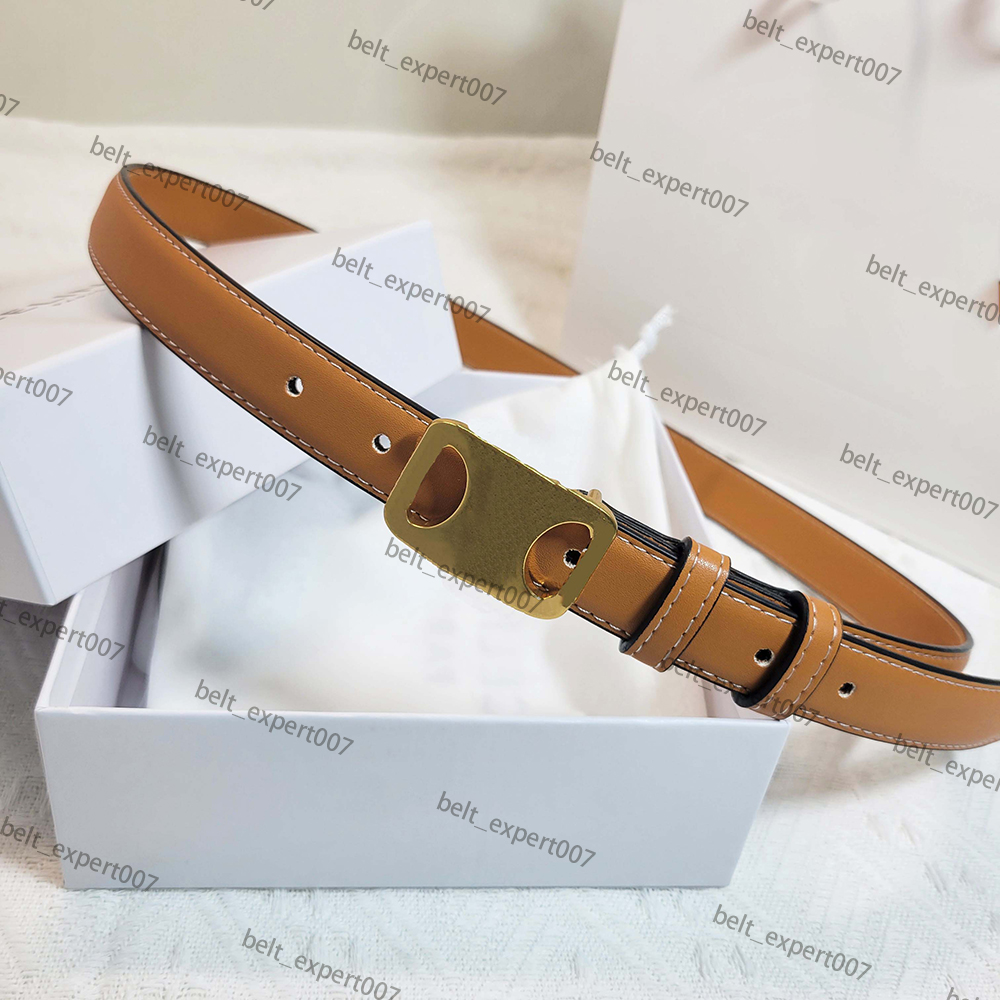 High Quality Women Belt Designer Cowskin Leather Black Brown Bronze White Red Belt Womens Classic ceinture Casual Belts Width 1.8cm 2.5cm with box