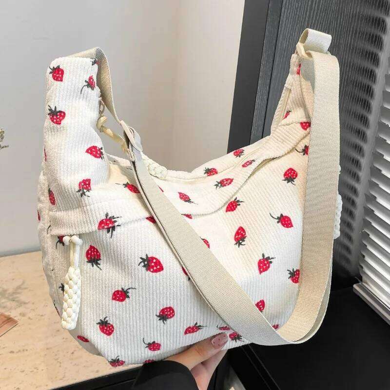 Strawberry Bags for Women Fashion Shoulder Handbag Sweet Crossbody Traveacation Women's Bag Dropshipping