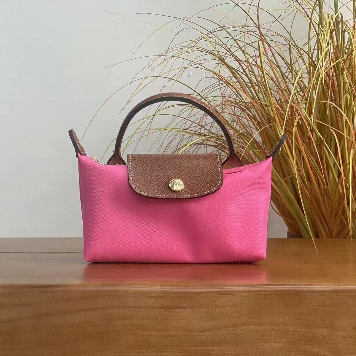 Designer Bags Nylon Tote Handbag Mini Crossbody Travel Shoulder Bag Waterproof Beach Purse with Long Strap