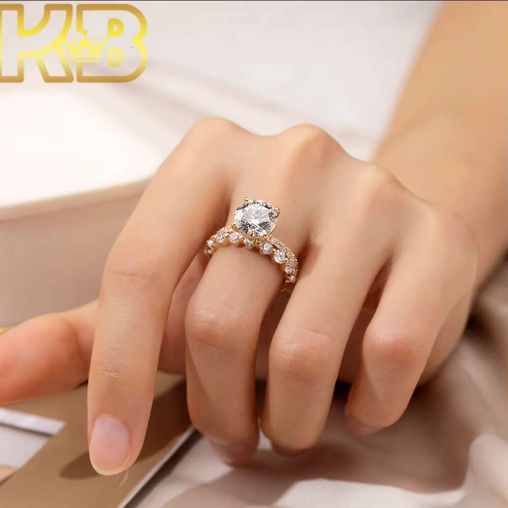 2 Ct Round D VS1 Lab Diamond Hpht Lab Grown Diamond IGI Certified Wholesale Price Sterling Silver 925 Jewelry Ring