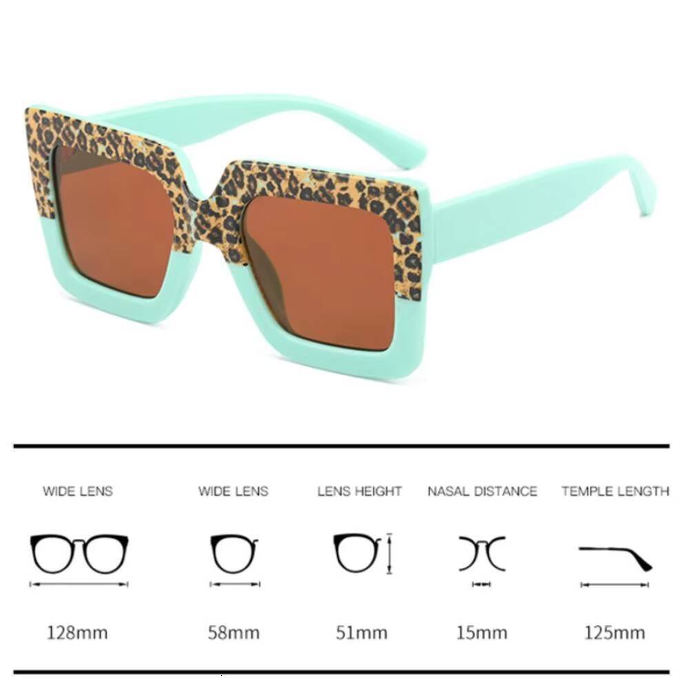 Kids Boy Girls Oversize Square Sun Glasses 2023 Trendy Baby Sunglasses Double Color Frame Children Fashion Shade 1PCs ddmyshoesvip Z260305