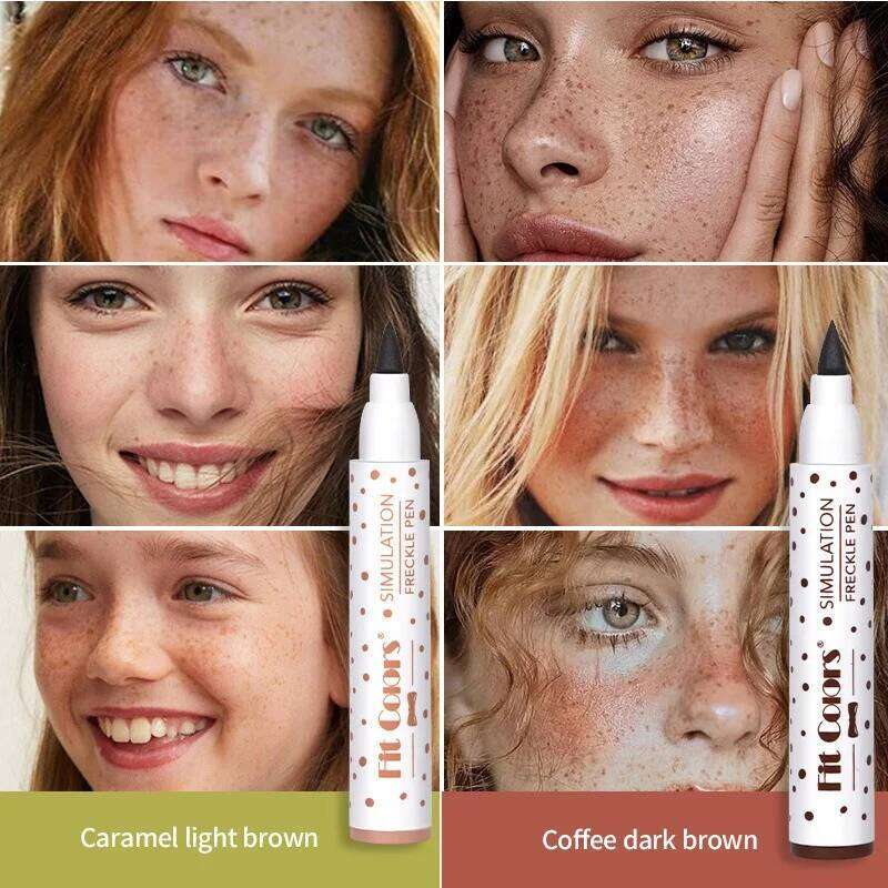 Freckles Natural Silation Fake Makeup Tool Lasting Waterproof Face Dot Spot Pen Eyeliner Durable Cosmetics X250701