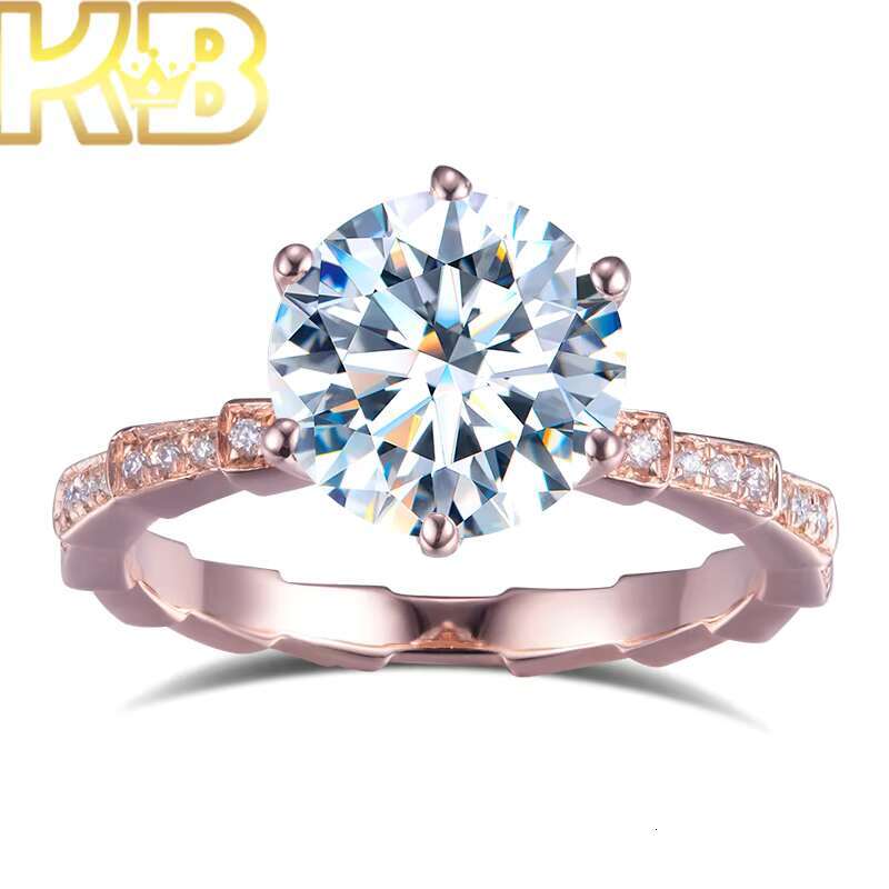 Luxury halo 2.8 Ct Lab Grown Diamond Sterling Silver 925 Rings Real Wedding Band Engagement Ring