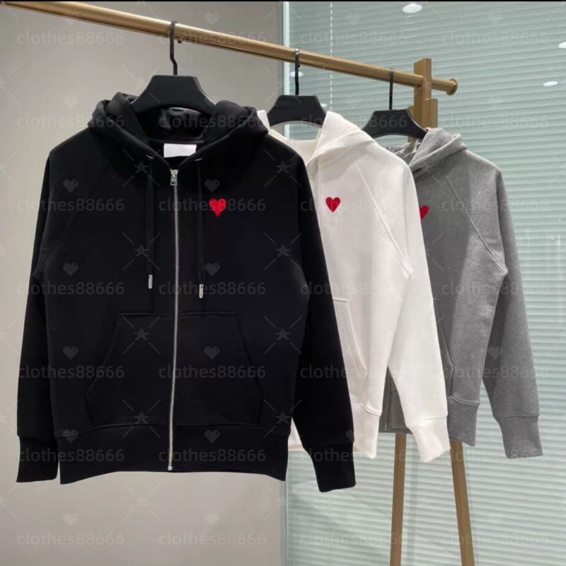 Womens hoodies designer luxury women long sleeve pullover zip up embroidery heart brand hoodies autumn winter fashion women casual sports letter top sweatshirts