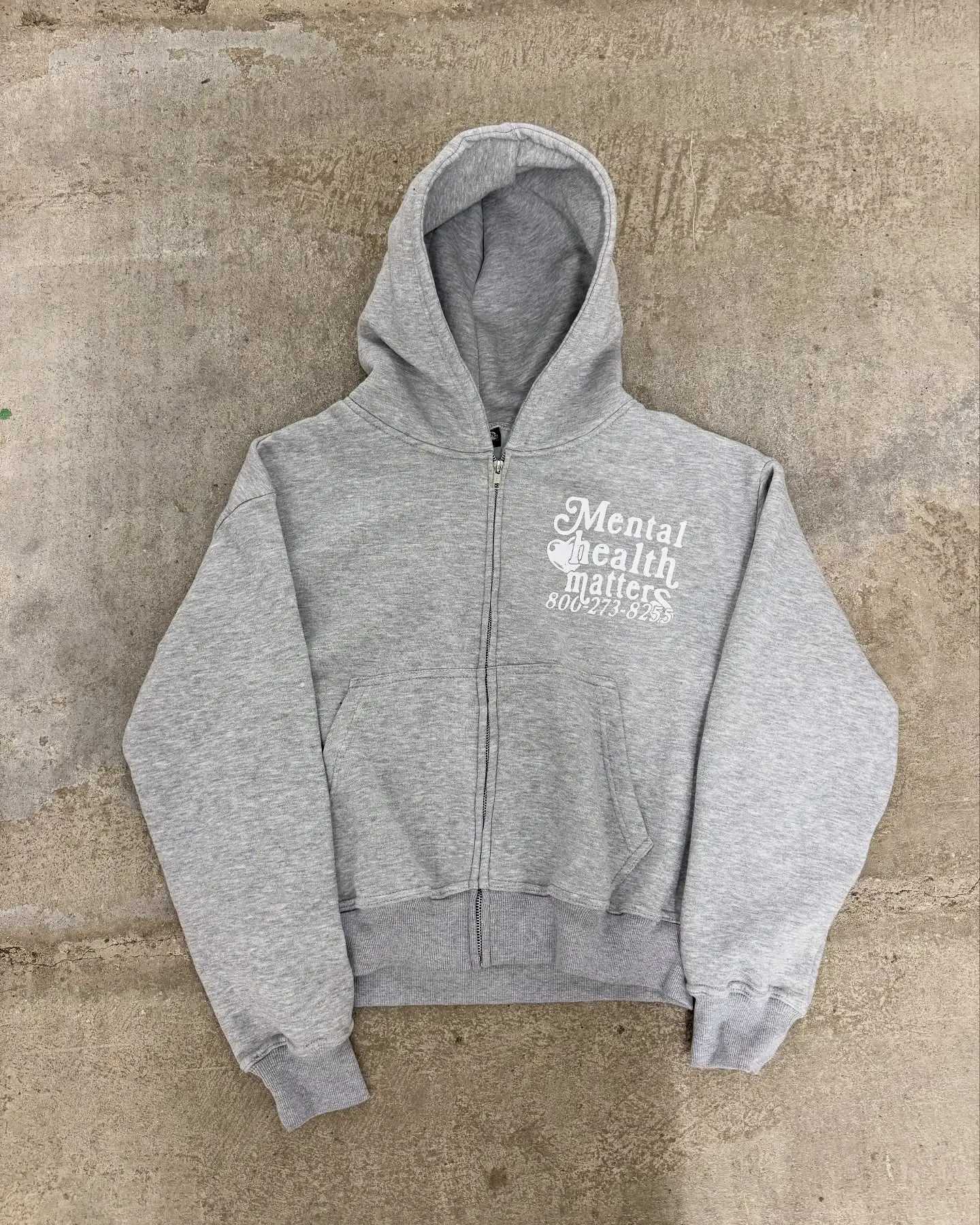 New Mental Health Matters Zip Hoodies Women Men Oversized Hoodie Goth Grunge Streetwear Sweatshirt Harajuku Gothic Y2k Clothes X250701