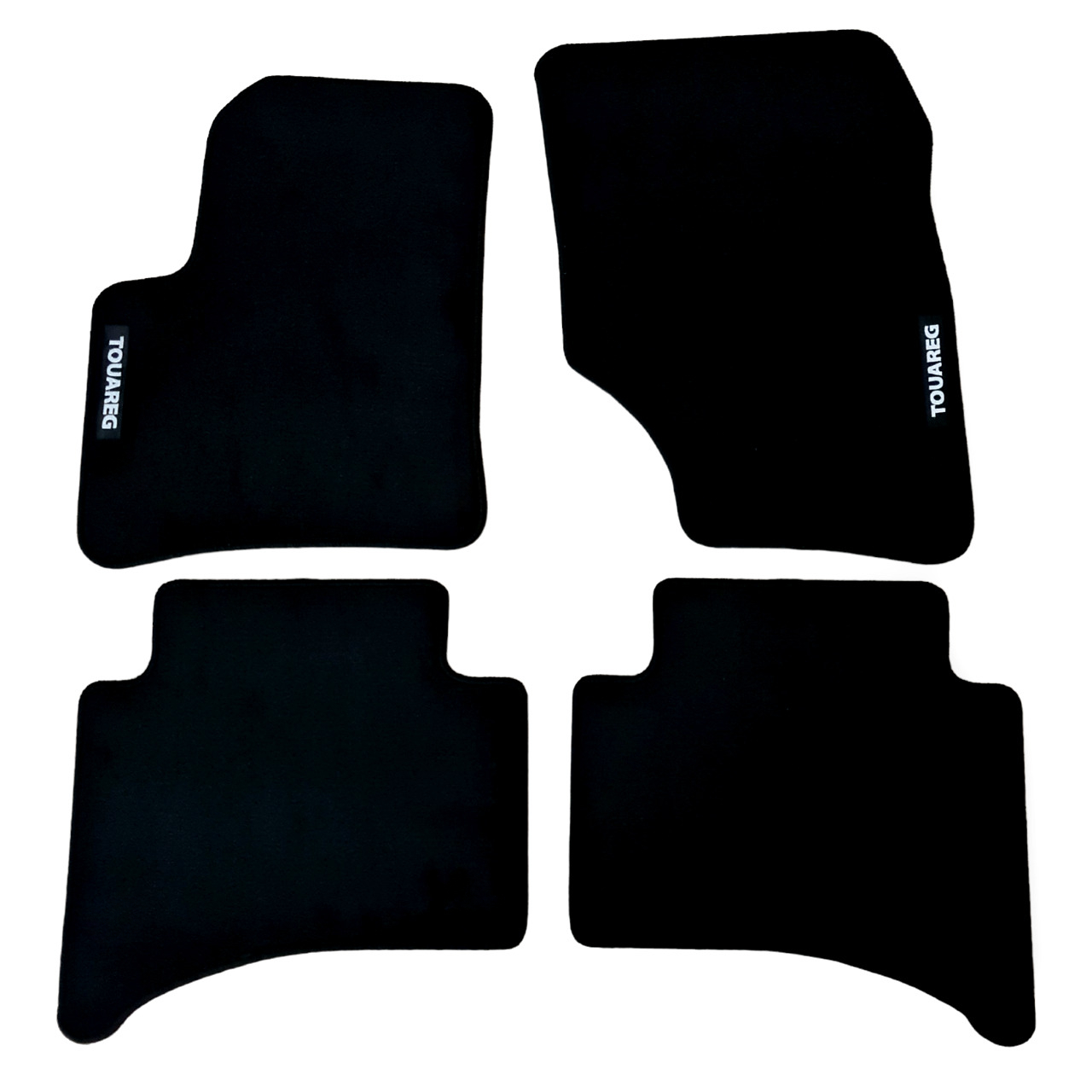 Car Floor Mats For VW Touareg Velour Waterproof Black Carpet Rugs Auto Liners
