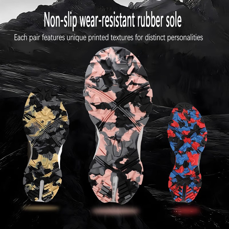 Outdoor men's mountaineering wear-resistant, travel, mountain climbing hiking shoes, breathable, lightweight, anti-slip, leisure sports shoes
