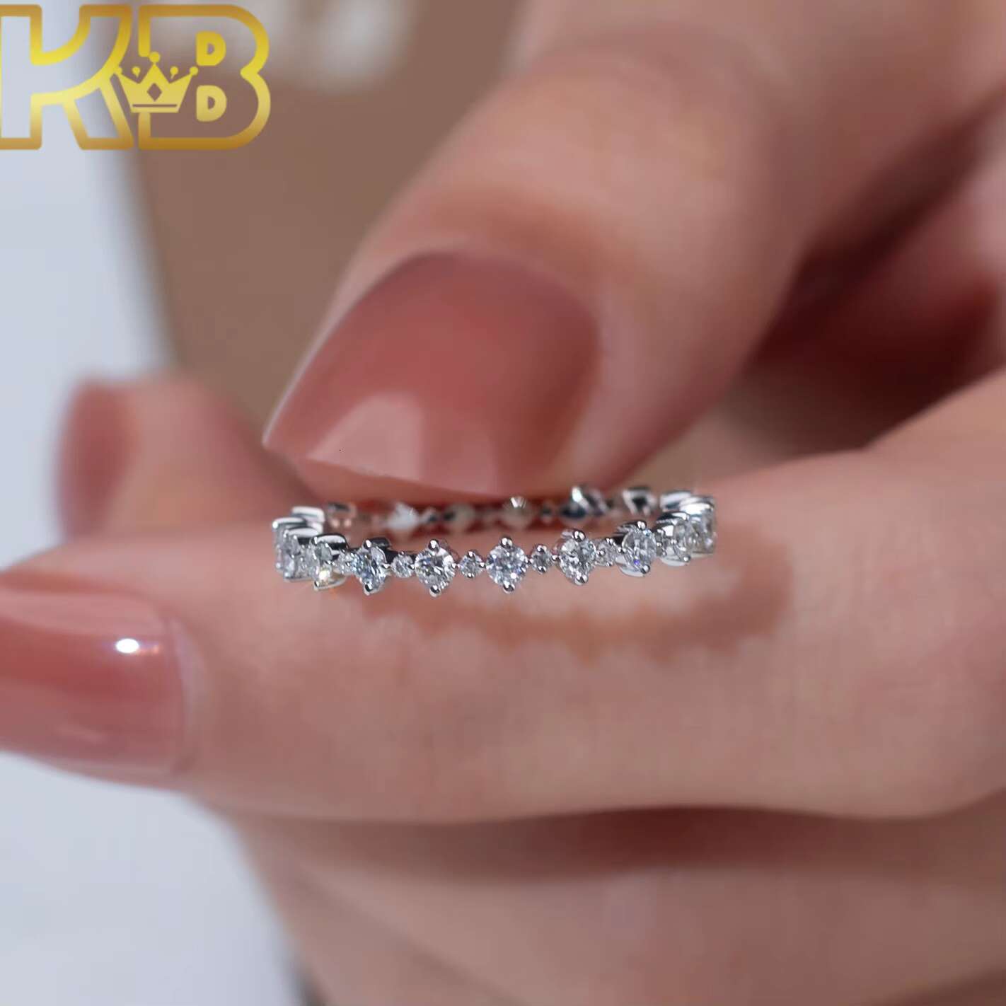 Premium Lab Created Diamonds Bridal Jewelry CVD HPHT Certified IGI 925 Silver Engagement Rings Wedding Bands Fashion Jewelry