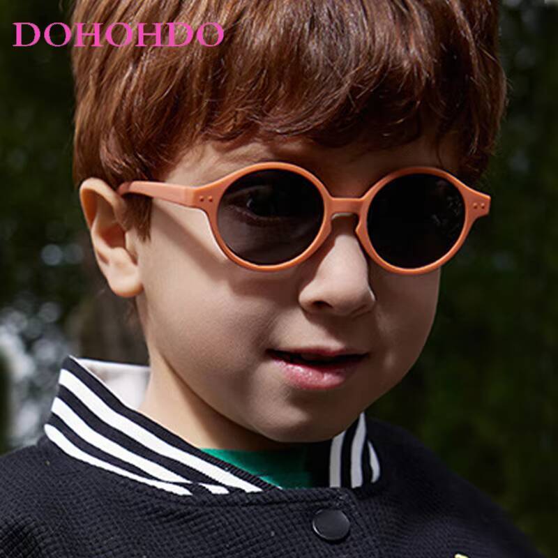 0-3 Years Kids Fashion Babys Oval Flexible UV400 Polarized Girls Boys TAC Silicone Sunglasses With Strap Neck Cord ddmyshoesvip Z260305