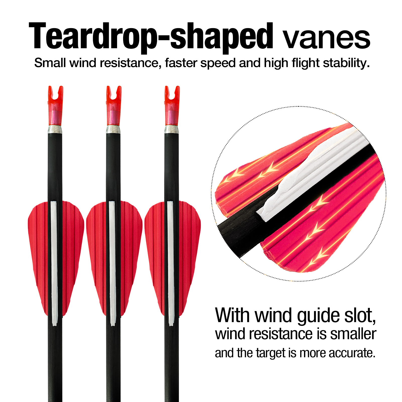 Carbon Archery Arrows without Arrowheads 31inch Hunting Arrows 4.2mm Targeting Arrows for Recurve Bow & Compound Bow Spine 350-1500 (6Pcs)
