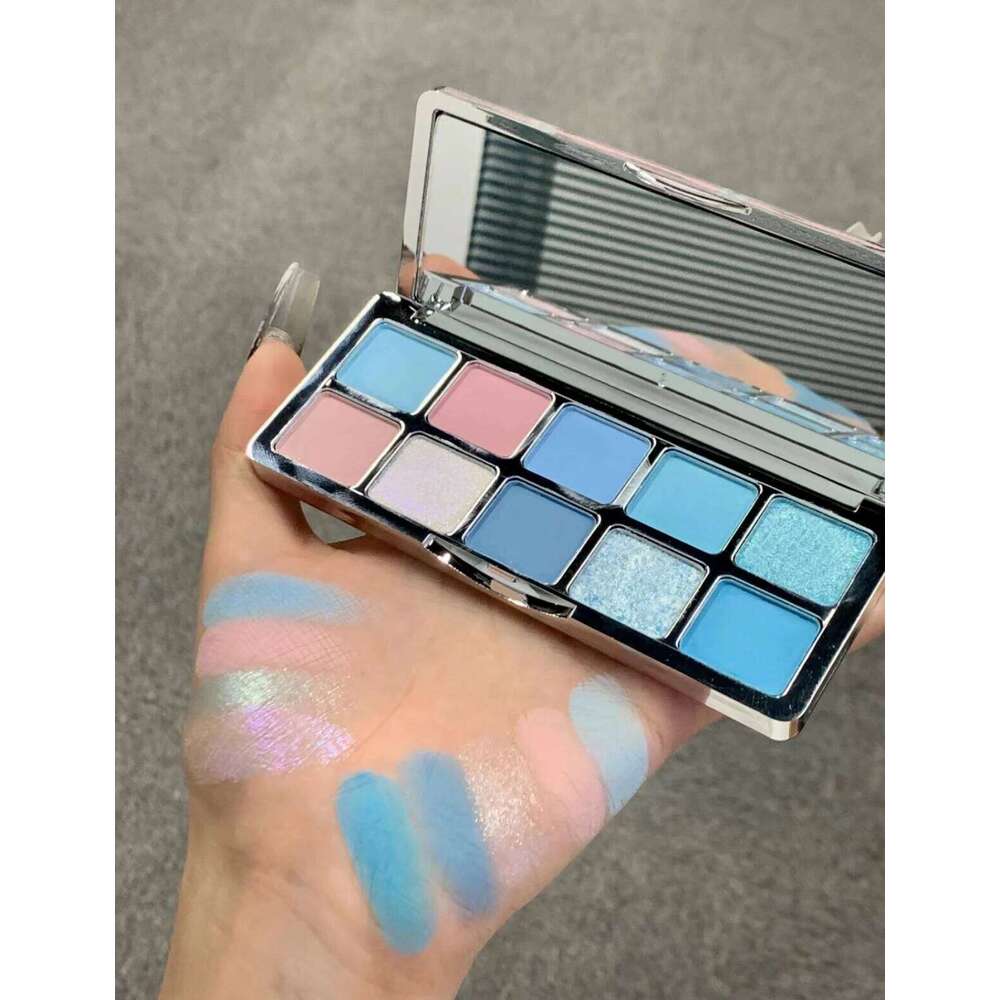 SHEDELLA 10 Color Eyeshadow Palette Matte Shimmer Lasting Pearl Shining Shine Glitter Shadow Makeup 601 X250701