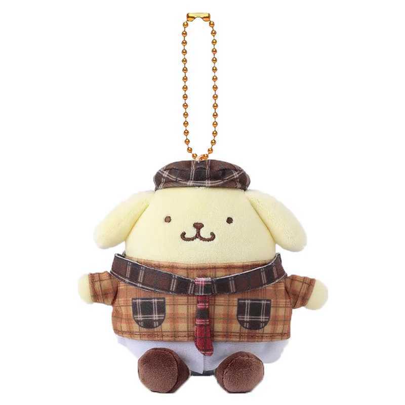 Sanrio 12CM Sanrioed Kawaii Hello Kitty Kuromi Plush Doll Toys Pendant Cute Plush Keychain Bag Pendant Christmas Gifts w250701