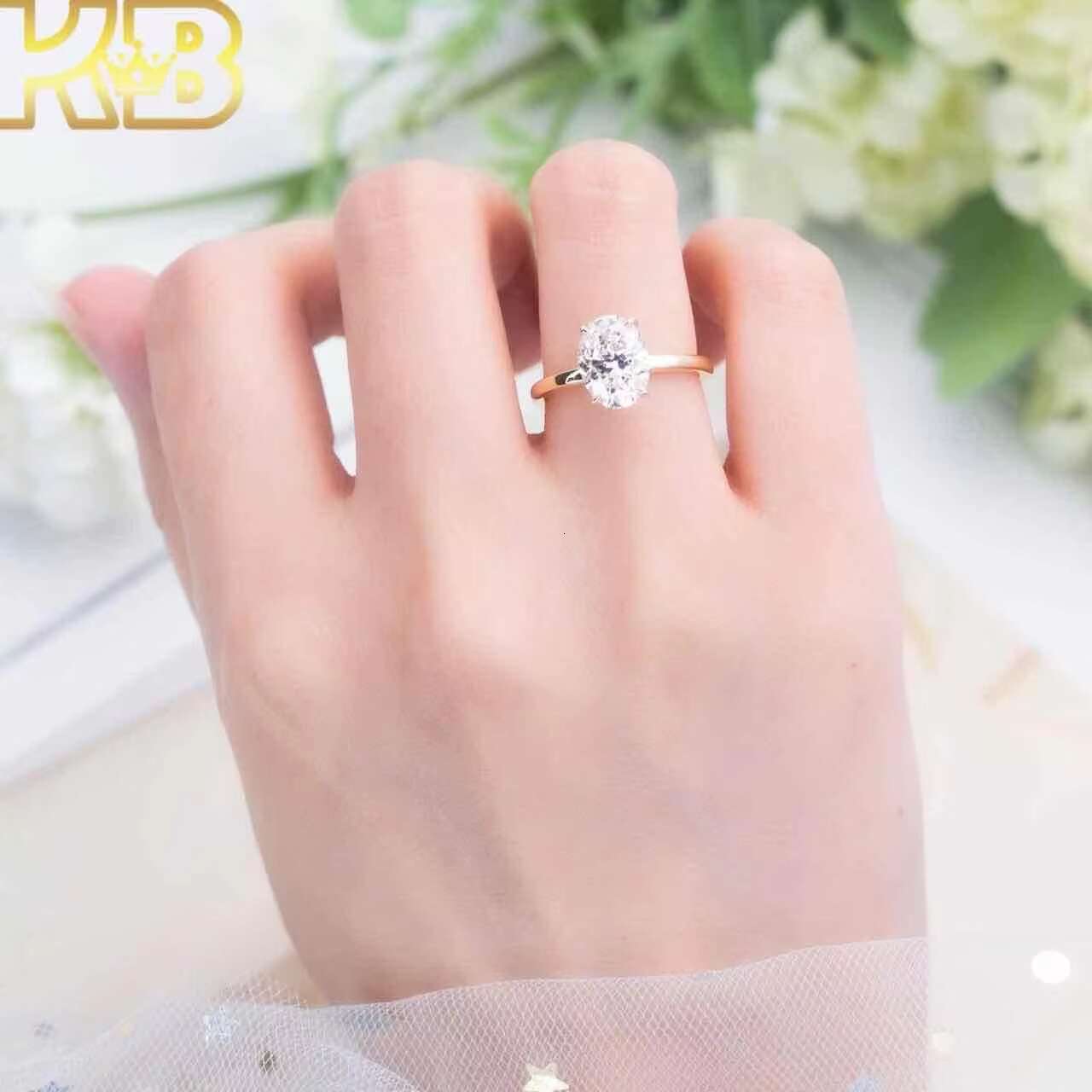 IGI Certified Diamond Rings Woman-Made Created Real Diamond VS Grade Loose HPHT CVD Lab Grown Diamonds