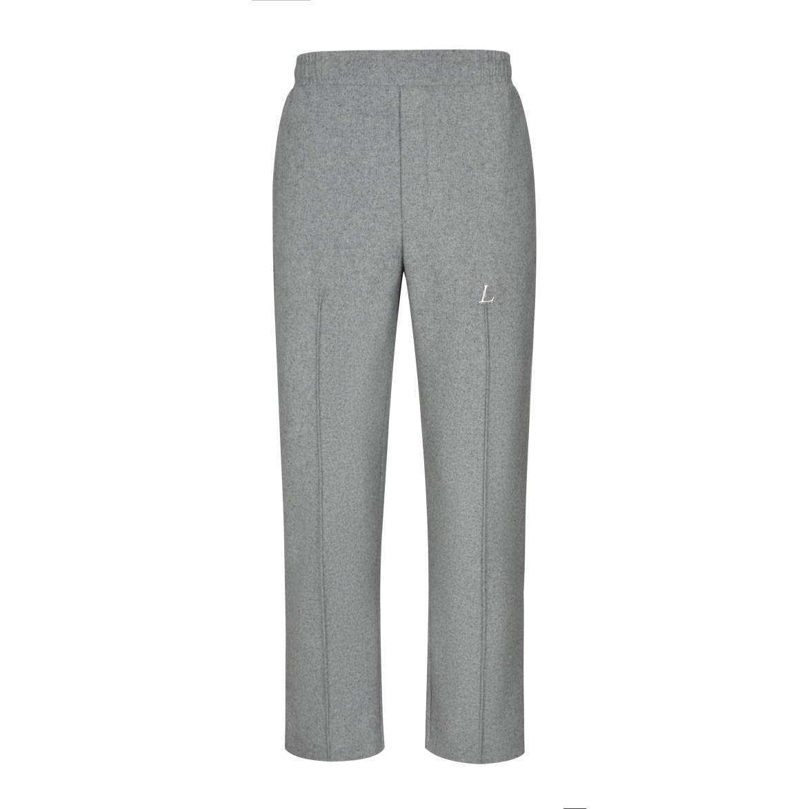 High quality designer wool pants, men's plus size pants, iron marked gray pants, women's long pants