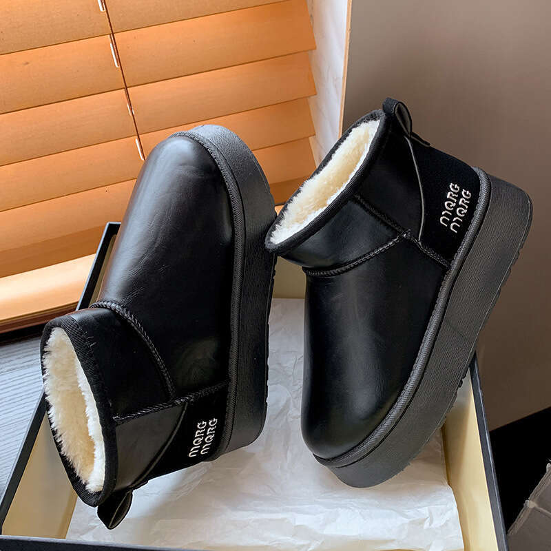 Thick-Soled Height-Increasing Plus Free shipping Size Snow for Women Winter New Plush Thickened Student Shoes Cotton Boots