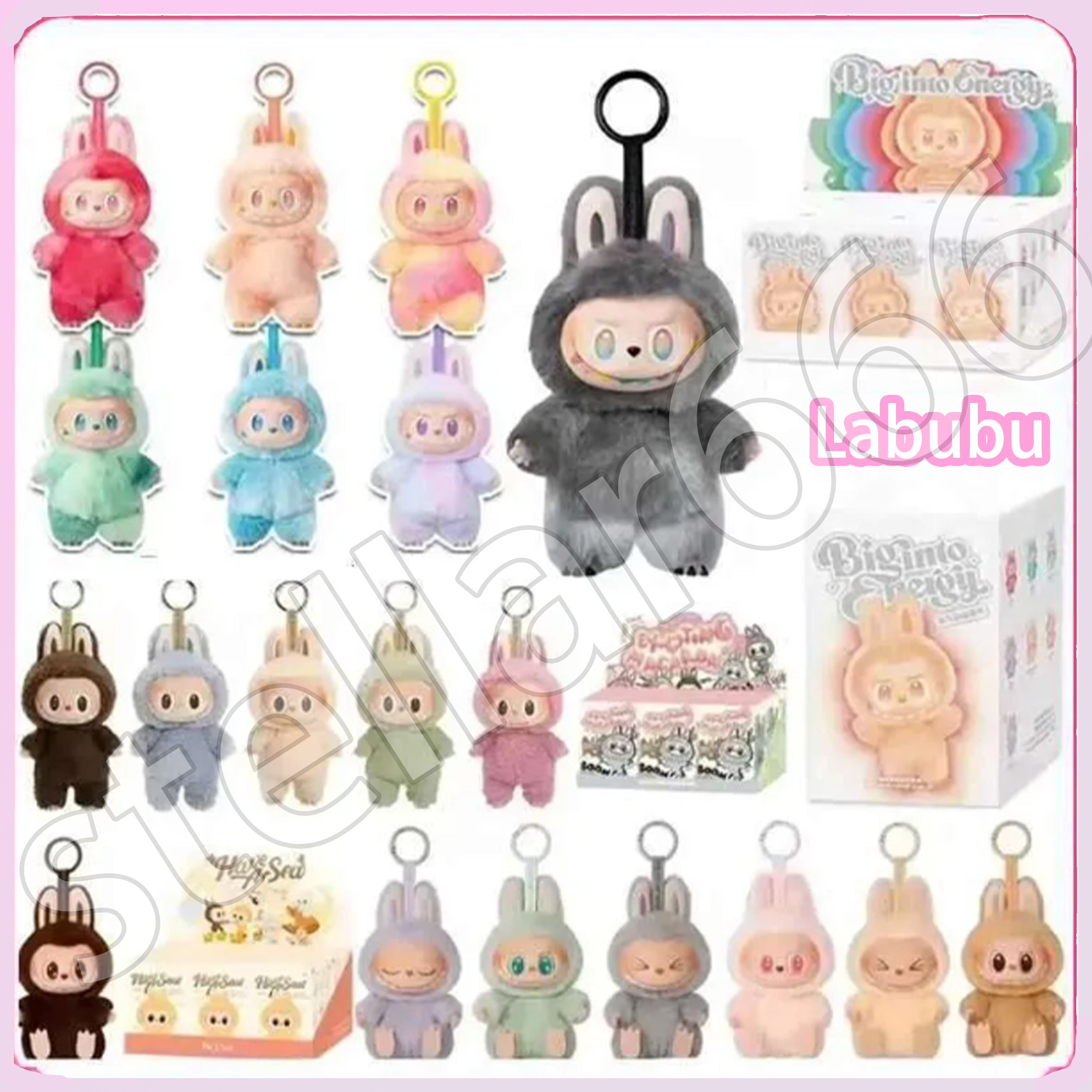 labubu Bag Charms Designer Bag Charm Luxury Keychain Personalized Cartoon Pendant Handbag Charm For Women Men Purse Charm Multi Color Key Chain 20style