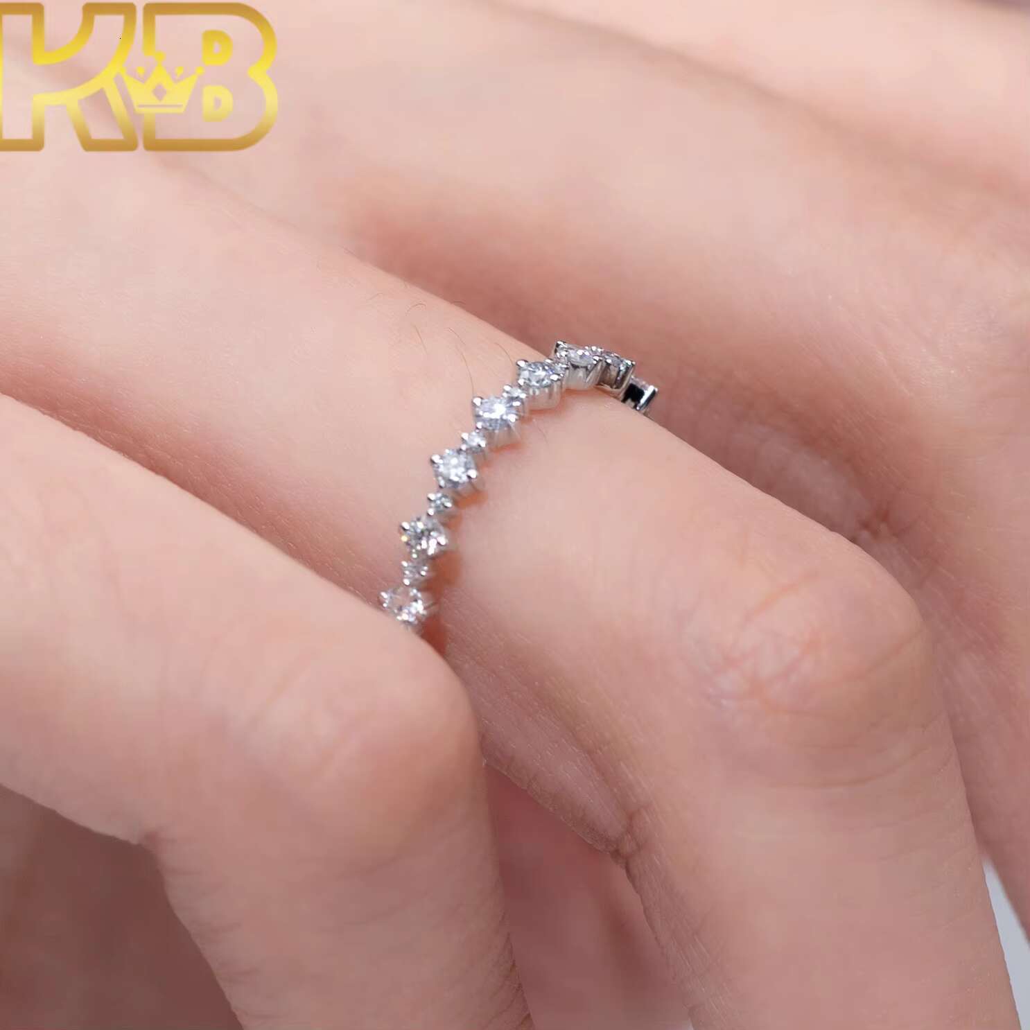 Premium Lab Created Diamonds Bridal Jewelry CVD HPHT Certified IGI 925 Silver Engagement Rings Wedding Bands Fashion Jewelry