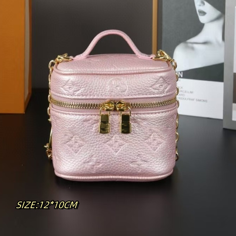 Designer style fashionable makeup bag wash bag light luxury classic floral bags fashionable girl's bags 2025