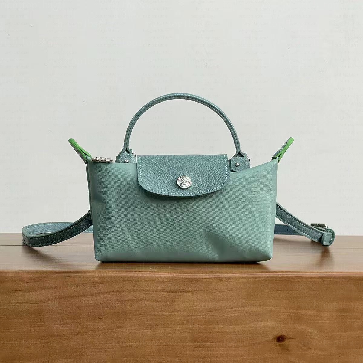 Designer Bags Nylon Tote Handbag Mini Crossbody Travel Shoulder Bag Waterproof Beach Purse with Long Strap