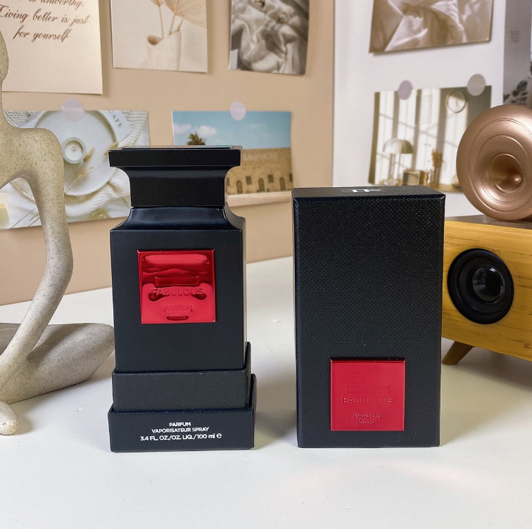 Eau De Parfum 100ml Fabulous Perfume 3.4OZ Men Woman Fragrance Tobacco Oud Wood Vanilla Sex Long Lasting Smell Neutral Perfumes Cologne Spray Body Mist High Quality