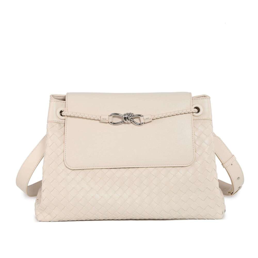 Spring Summer New Commuter Woven Bucket Large Capacity Versatile Shoulder Underarm Bag Y