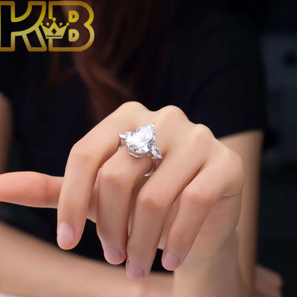 925 Silver Lab Diamond Rings CVD HPHT Round Cushion Modern Engagement Wedding IGI Certified 9ct G VVS Wholesale Custom