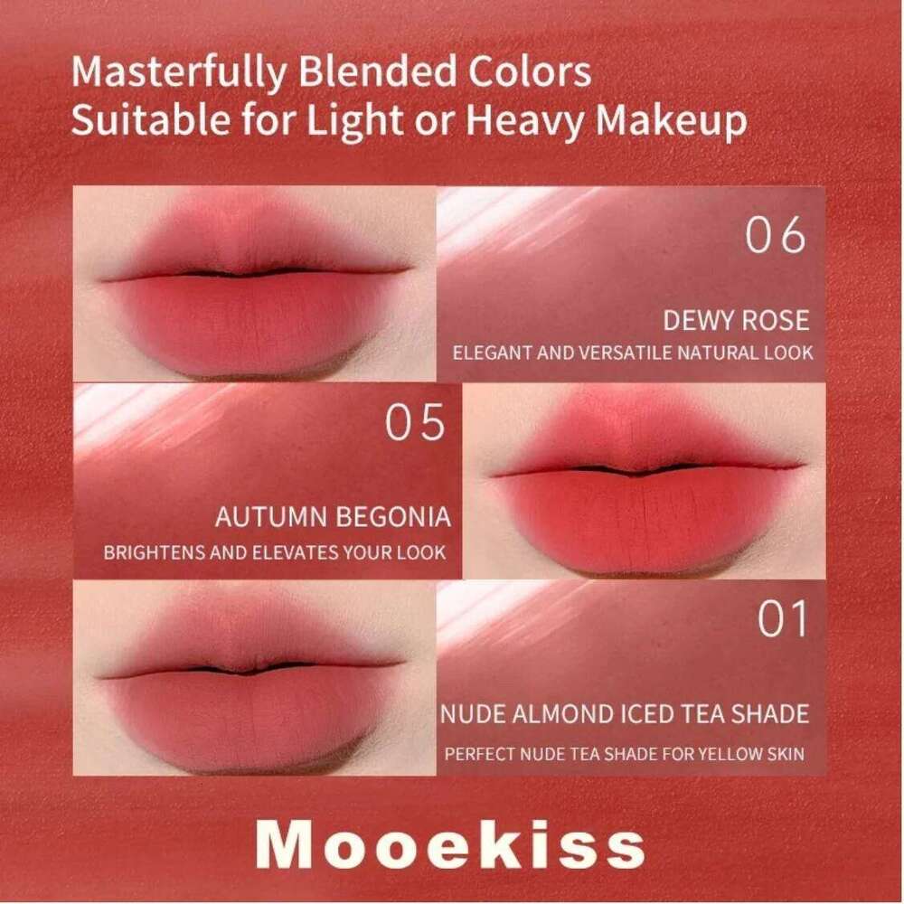 Mooekiss Matte Veet Cream Non-Stick Cup Non-Fade Lipstick Lip Authentic Makeup Original X250701 X250701