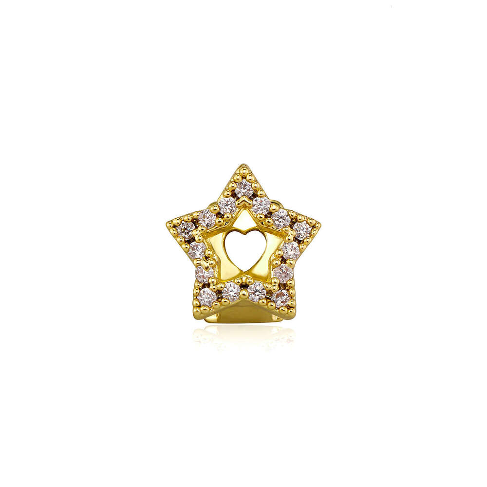 Jin Ao New Hollow Single Tooth Cap Jewelry Shiny Five-Pointed Star Full Dia 3D Cosplay Accessories