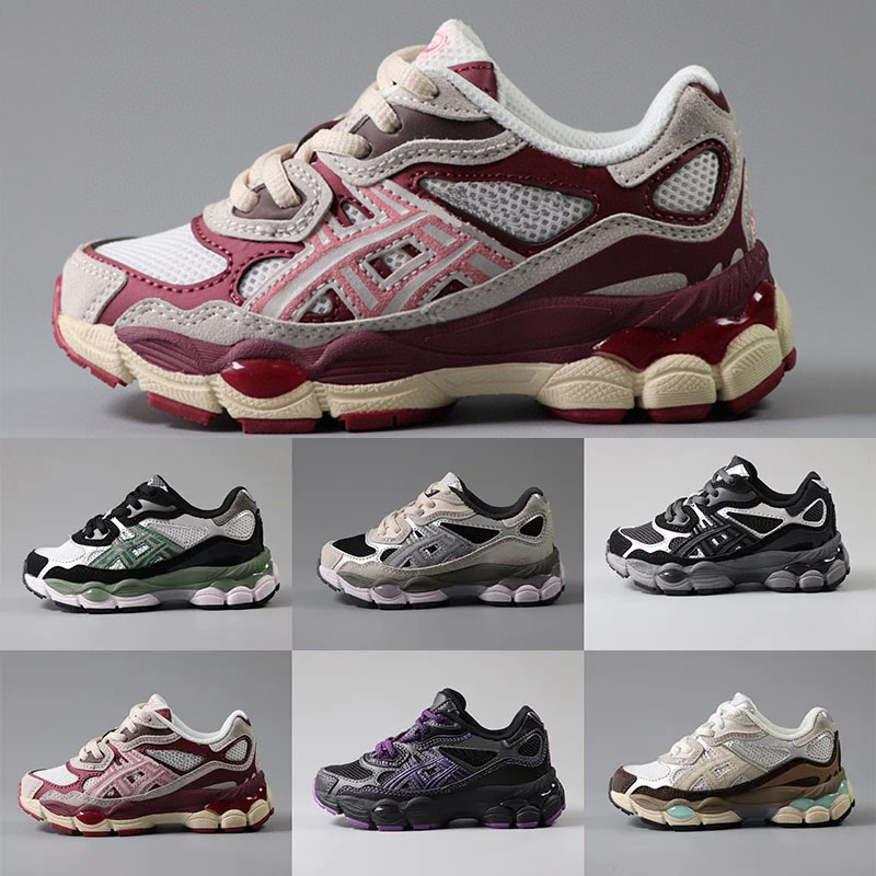 Designer Casual Kids Shoes Boys Girls Running Sneakers Children Youth Big Kid gum Shoe Toddlers Runner Trainers Black White 26-37