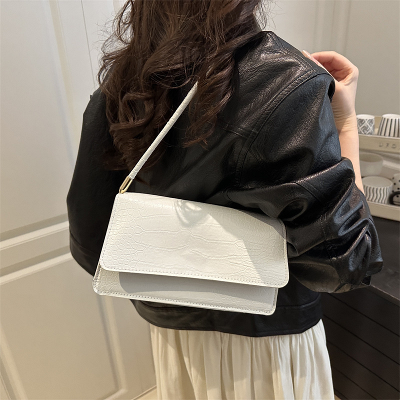 272 armpit bag new style bag women's PU one-shoulder trendy fashion simple solid color temperament bag