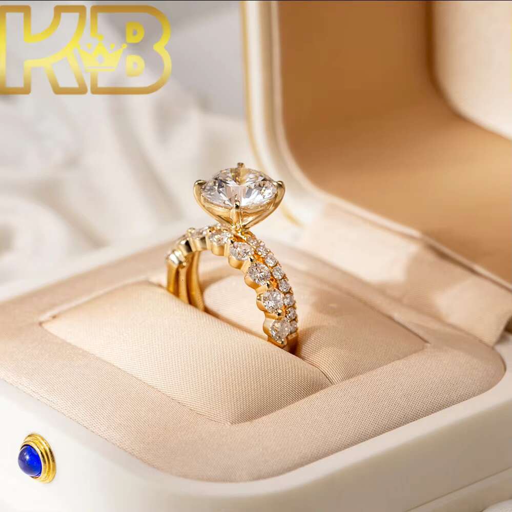 2 Ct Round D VS1 Lab Diamond Hpht Lab Grown Diamond IGI Certified Wholesale Price Sterling Silver 925 Jewelry Ring