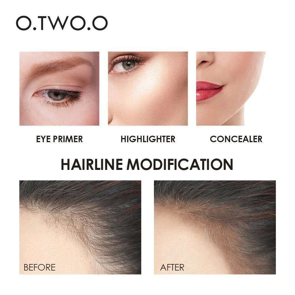 O.TWO.O Double-Headed Contour Stick Waterproof Matte Highlighter Concealer Clavicle Shadow 3D Face Highlighting Makeup Pen X250701