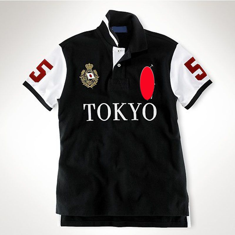 Designer T Shirts for Mens Polo Shirt Fashion Top Luxury Paul short sleeved t shirt cotton Big horse Logo business casual lapel simple classic trend Tshirt