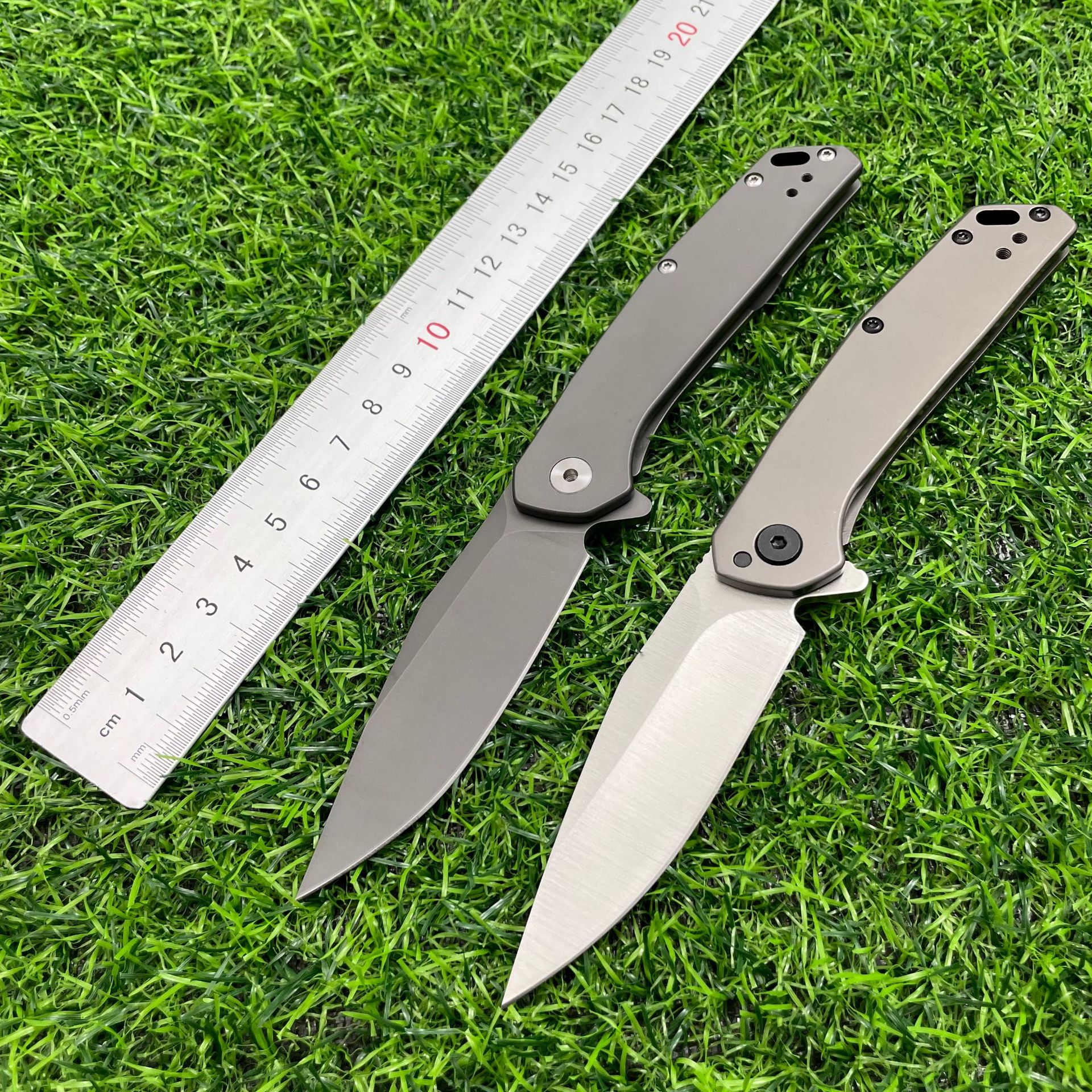 KS 1405 Align Outdoor Camping Folding Knife 8CR13 Blade 440C Handle Pocket Survival Tactical Hunting Utility Knives EDC Tools