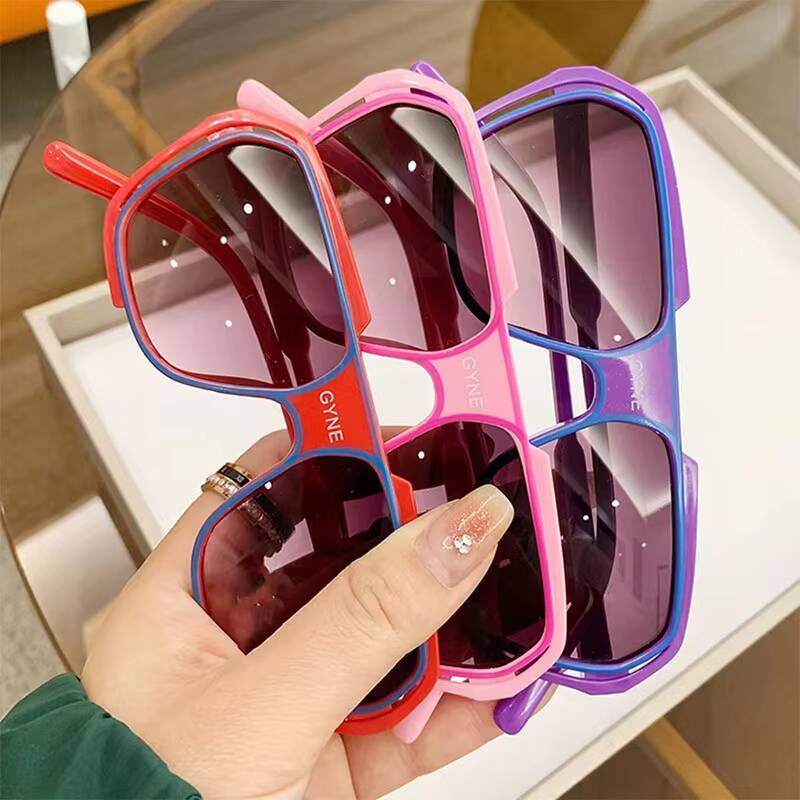 New Fashion Kids Square Children Sunglasses Boy Girl Stylish Goggles Baby Student Eyeglasses Party UV400 Eyewear ddmyshoesvip Z260305