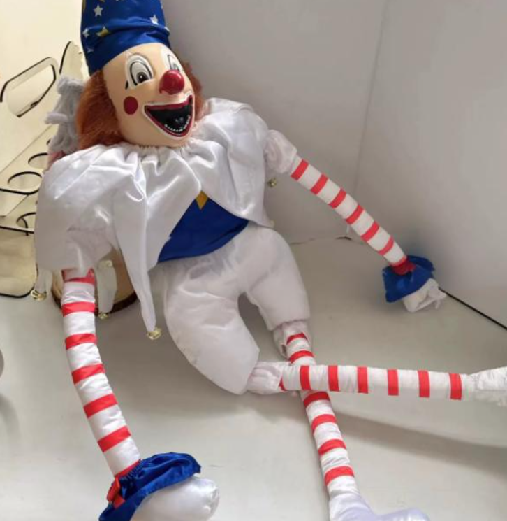 Halloween Toys Poltergeist Clown Doll Creepy Clown Plush Doll Toys Soft Stuffed Doll Gnome Halloween Decoration Funny Collection Home Decor 231016