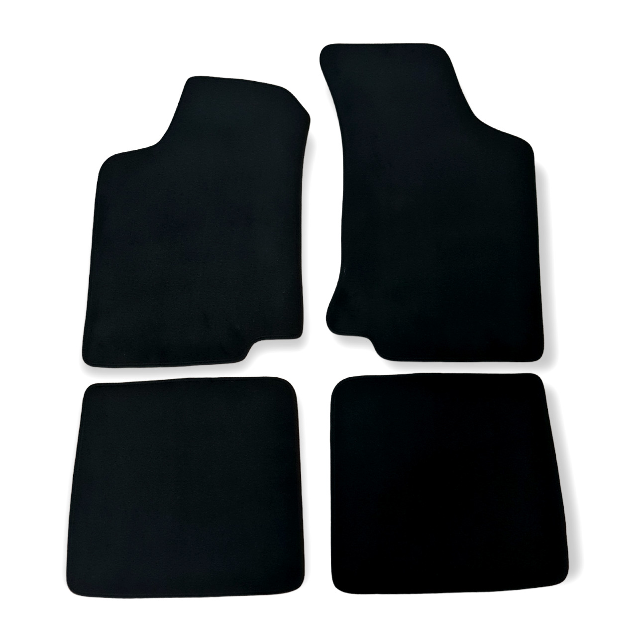 Velour Car Floor Mats For VW Golf MK3 Waterproof Black Carpet Rugs Auto Liners