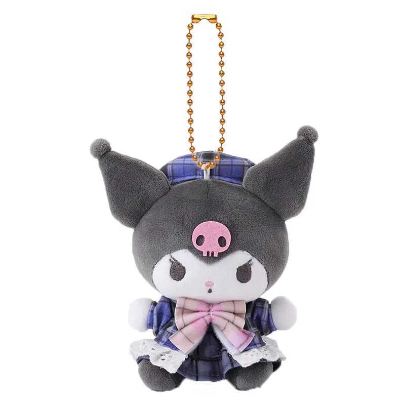 Sanrio 12CM Sanrioed Kawaii Hello Kitty Kuromi Plush Doll Toys Pendant Cute Plush Keychain Bag Pendant Christmas Gifts w250701