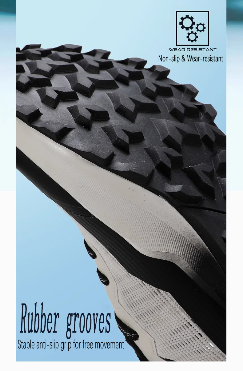 Outdoor leisure summer cool casual men and women single net breathable lightweight cross-country running shoes