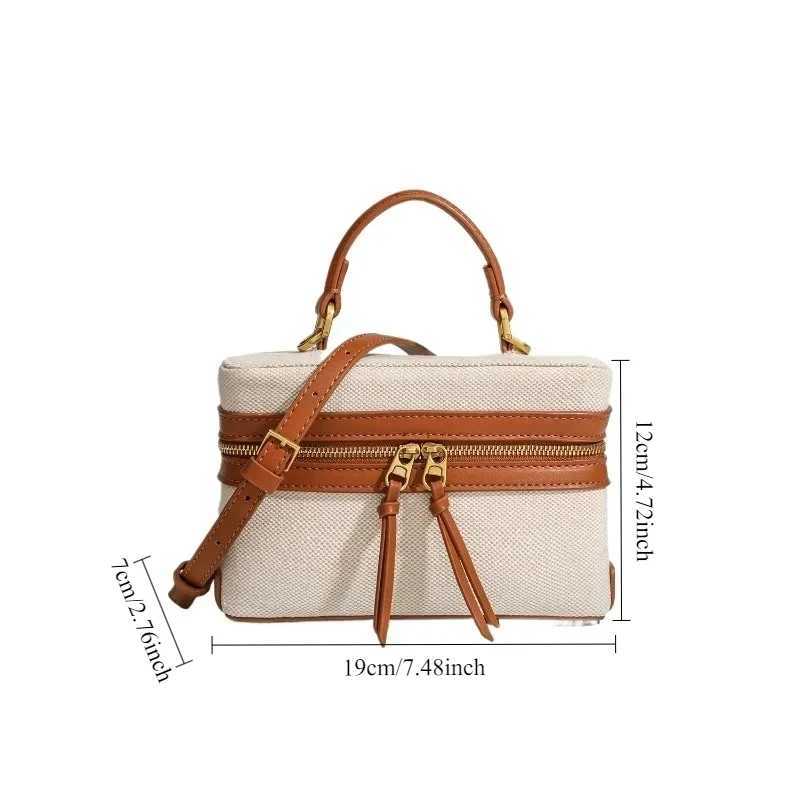 2025 Designer Wen Shoulder Bag Spring Summer Fi Thick Canvas Crossbody Bags Casual Small Purse Lightweight Multi-Pocket M Y250630