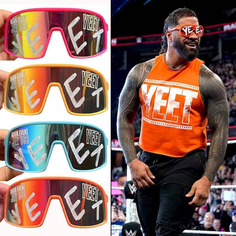 Jey Uso Yeet Sports Shades Key uso sunglasses Bloodline USOS RARE colors ddmyshoesvip