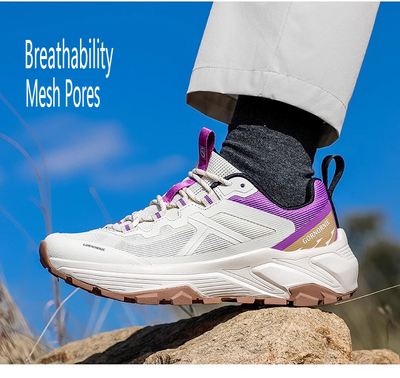 Spring/Summer Lightweight Outdoor Hiking Shoes with Anti-Slip Sole for Trekking
