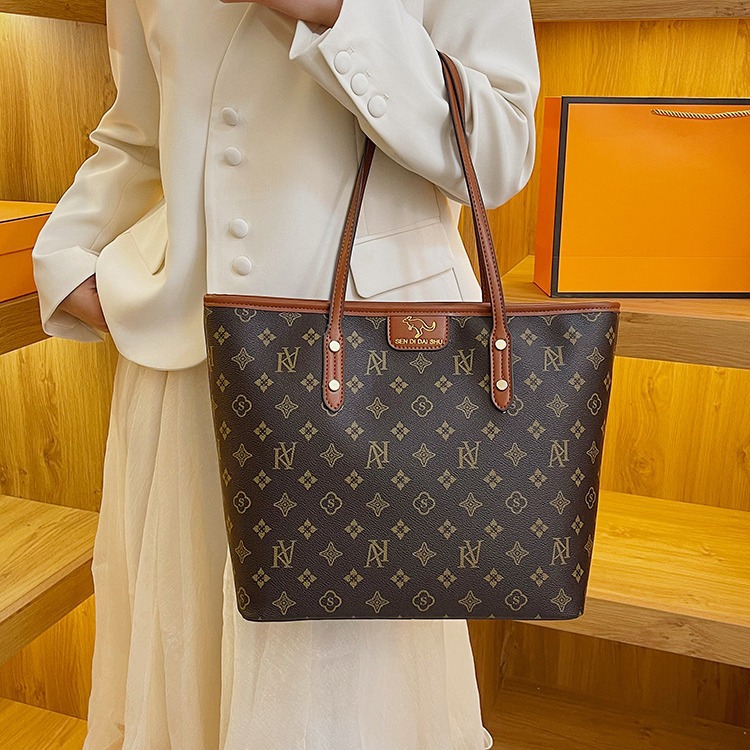 Designer Bag Luxury Bag Designer Free Shipping Tote Checkerboard New Large Capacity Shoulder Bag Shoulder Printed Commuter Grid Like
