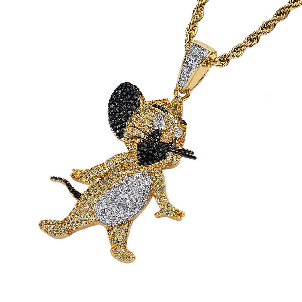 Classic Anime Tom and Jerry Pendant Nightclub Rapper Hip Hop Accessories caa7