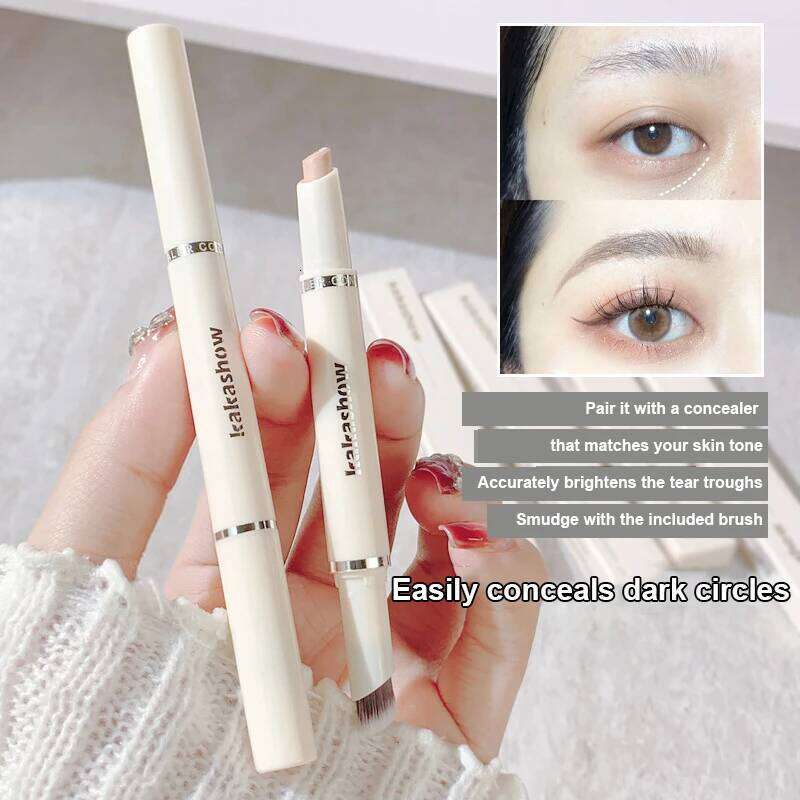 Double Head Moisturising Concealer Stick with Brush 2in1 Makeup Foundation Primer Cream Full Coverage of Dark Circles Cosmetics X250701