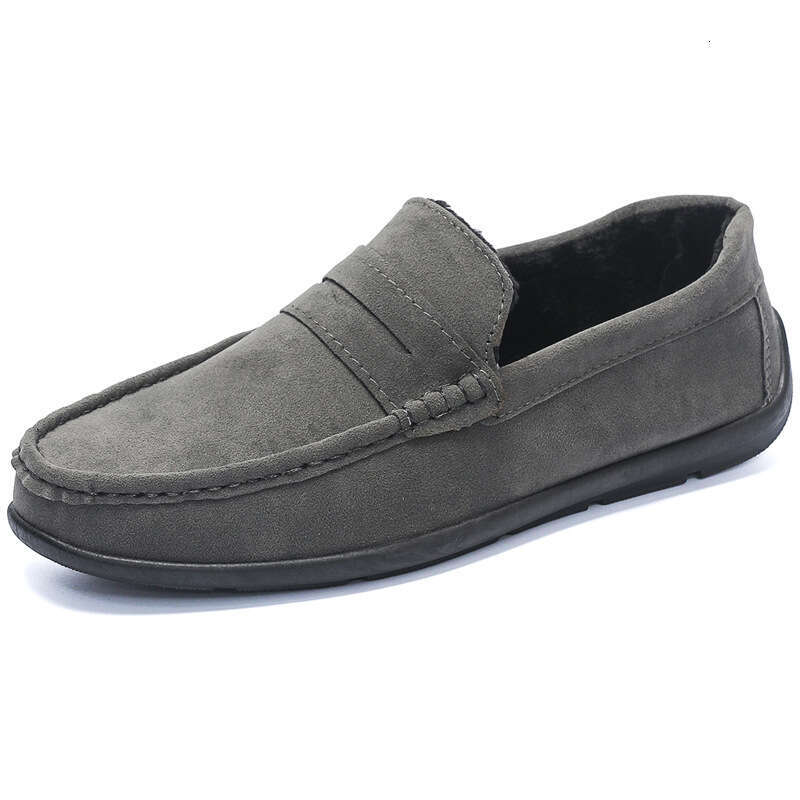 free shipping big size Winter Loafers with Cotton Lining Warmth, Men's Casual Shoes, Slip-On Loafers, One-Step-On Shoes for Men